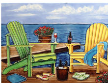 Load image into Gallery viewer, Large Ceramic Art Tiles