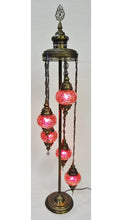 Load image into Gallery viewer, Floor Standing Mosaic Lamps
